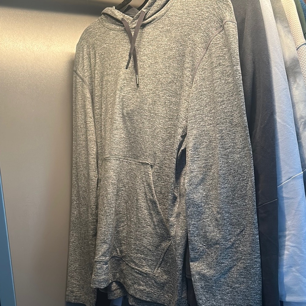 Gray Hooded Sweatshirt